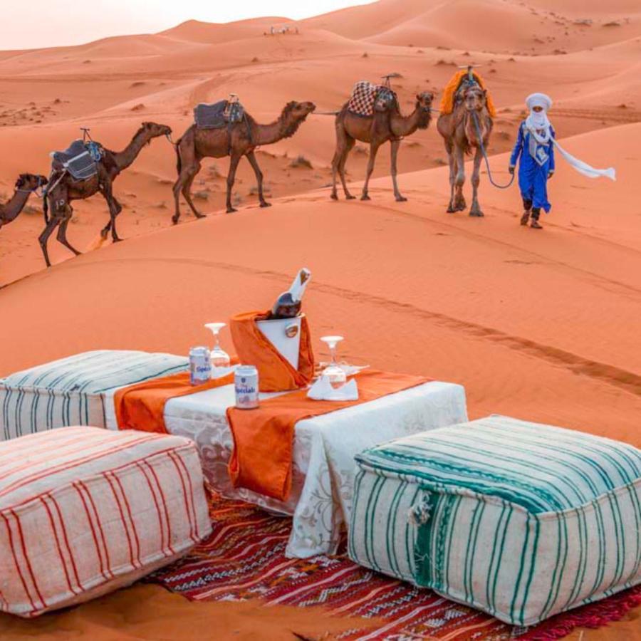 Отель Erg Chebbi Camel Trek Camp Мерзуга Экстерьер фото